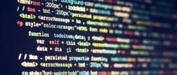 Computer program coding on screen
